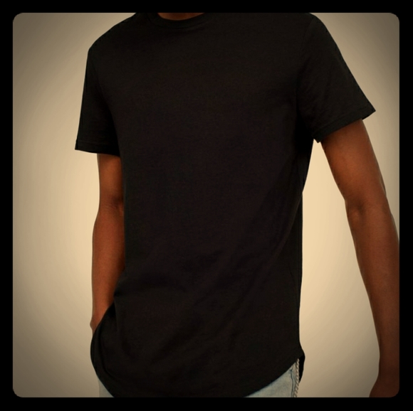 H&M Bundle of 2 Tall Scallop Tee Black/White - Picture 3 of 6